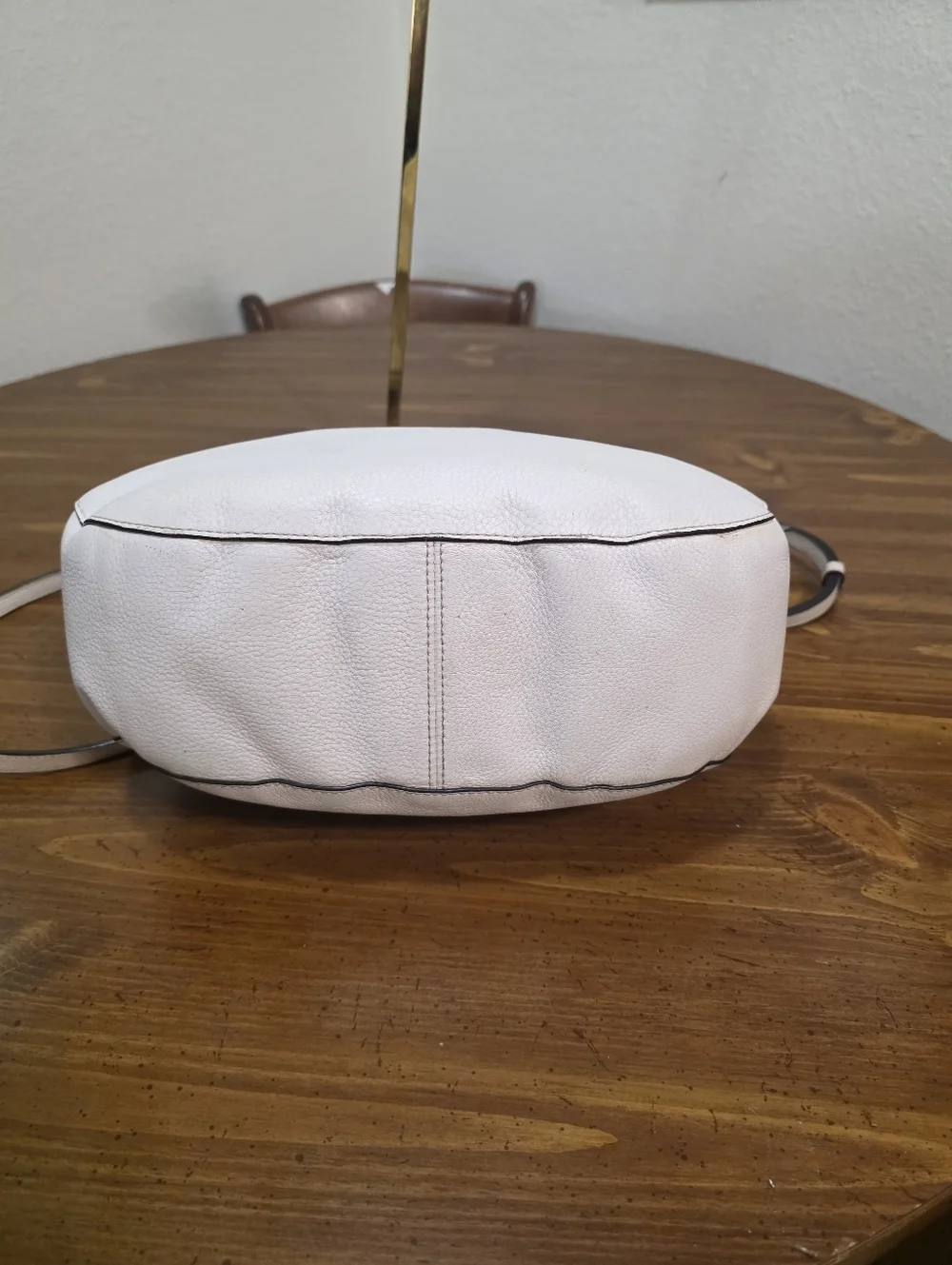 Henri Bendel White Leather Shoulder Bag - Versatile Women's Tote